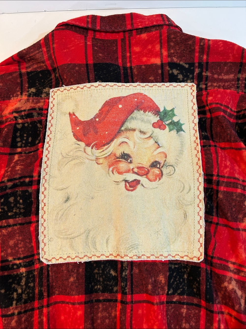 Angry Minnow Santa Claus Flannel Shirt